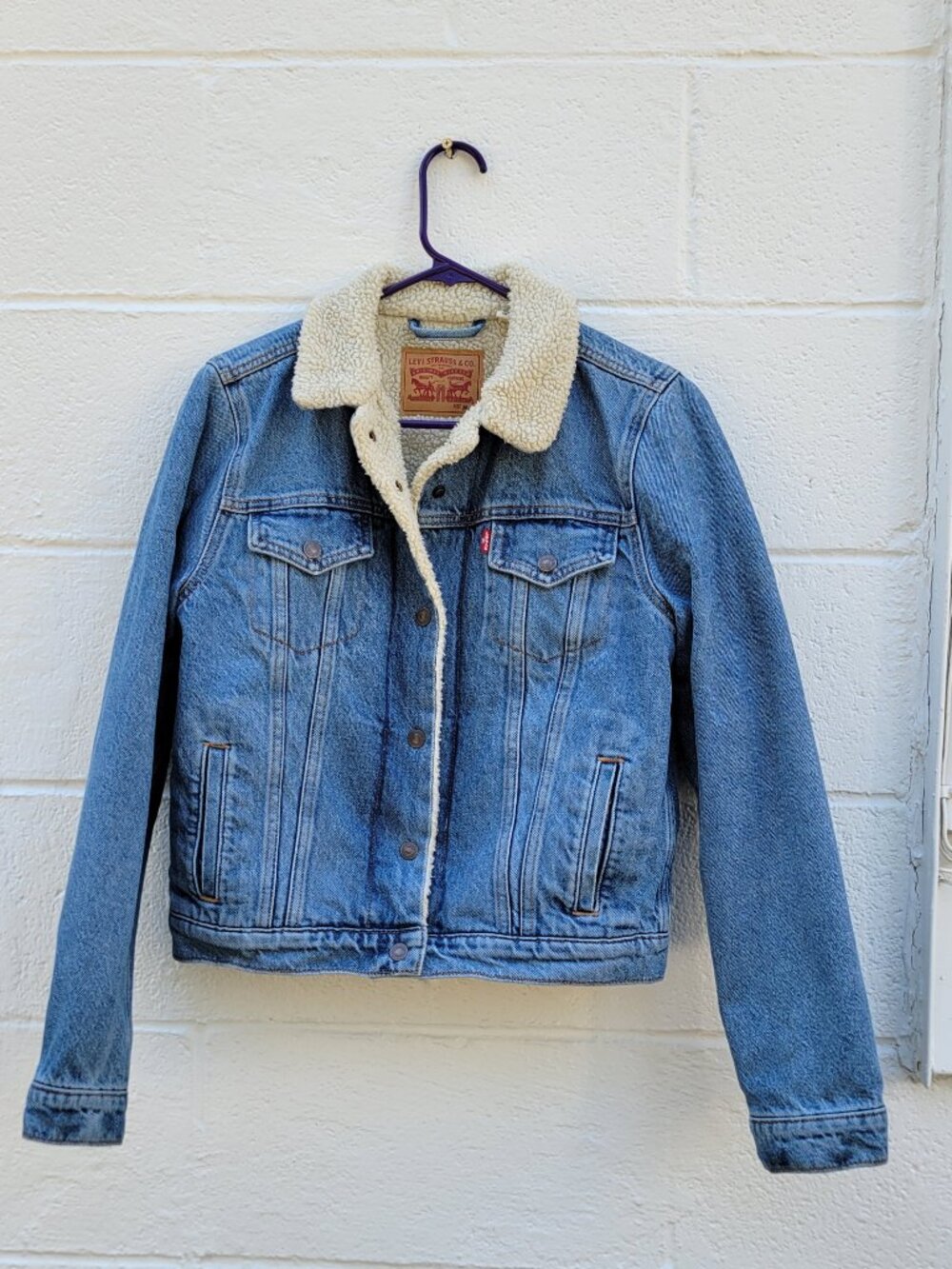 Levi's Sherpa Denim Jacket (M)